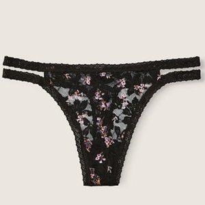 (PINK) LACE STRAPS THONG